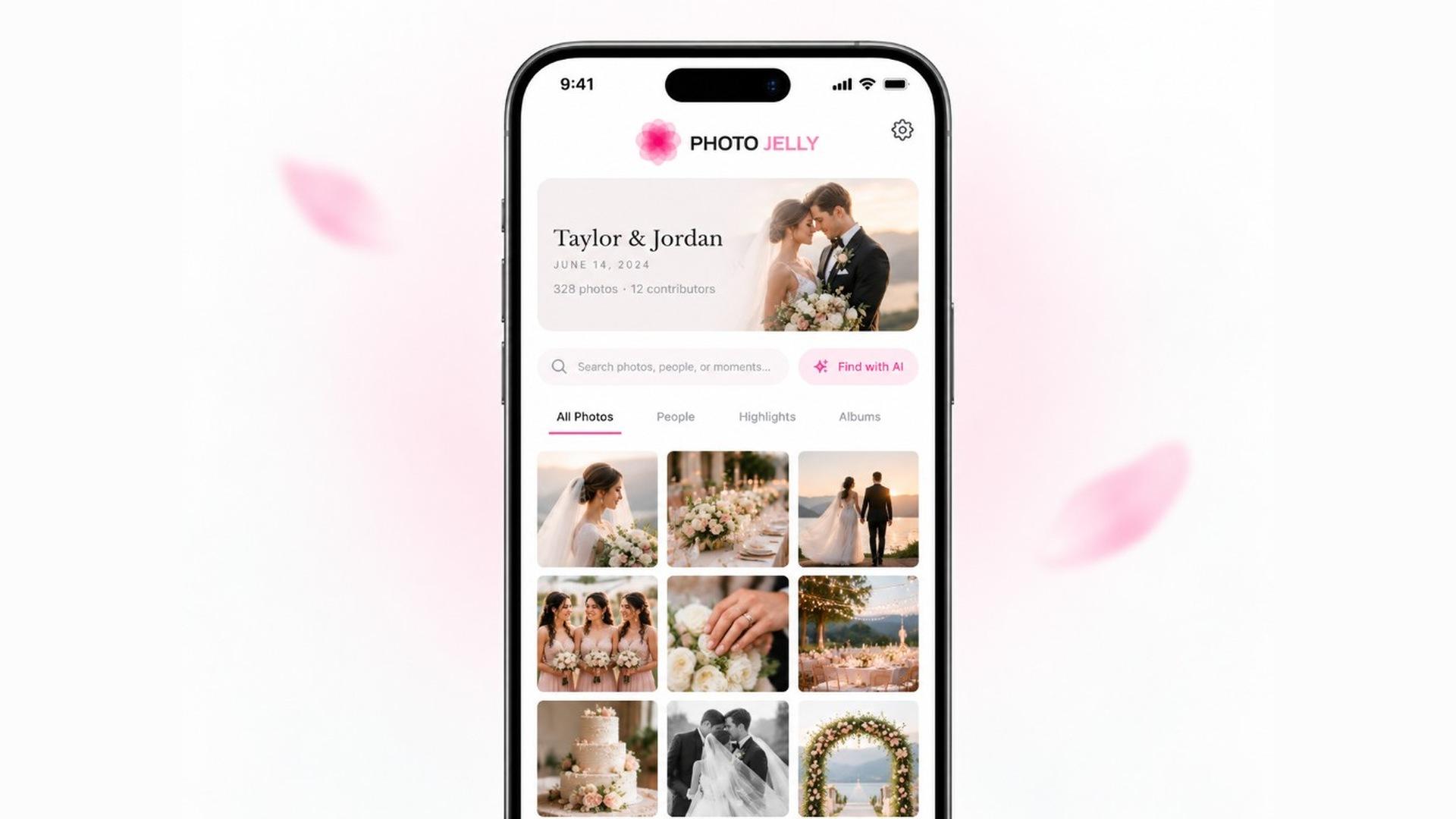 Photo Jelly on iPhone — Taylor & Jordan gallery